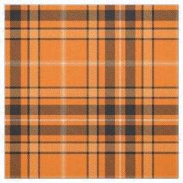Tecido Halloween Orange Tartan