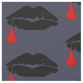 Tecido Halloween Vamp Kiss