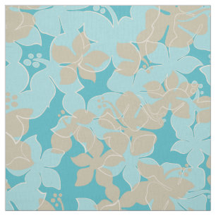 Tecido Hanalei Hawaiian Hibiscus Camo Floral
