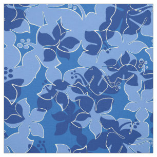 Tecido Hanalei Hawaiian Hibiscus Camo Floral