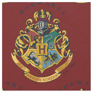 Tecido Harry Potter   Brasão de Hogwarts - Completo