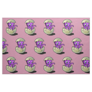Tecido Hatchling roxo do dinossauro