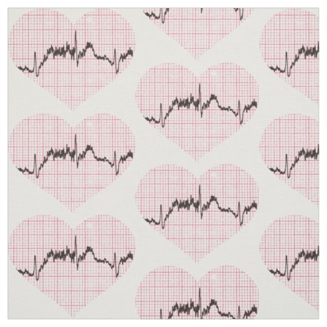 Tecido Heart Beat VII (Modelo)