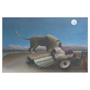 Tecido Henri Rousseau - O Cigano Dormente