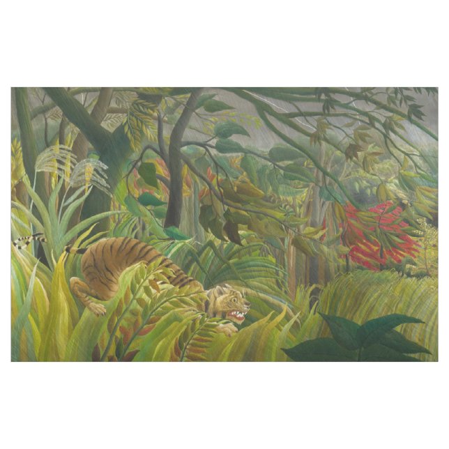 Tecido Henri Rousseau - Surpreso! (Jarda)