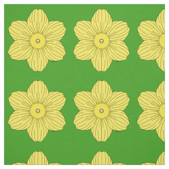 Tecido Heraldic Daffodil (Modelo)