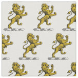 Tecido Heraldic Lion Standcrest Emblem C