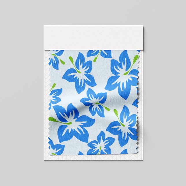 Tecido Hibisco Azul, Flores Azuis, Padrão De Flores (Criador carregado)