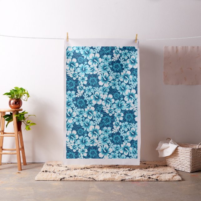 Tecido hibisco floral do surf (In Situ)