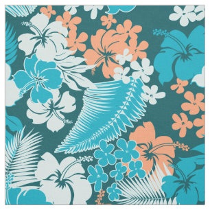 Tecido Hibiscus Havaiano de Kona Bay