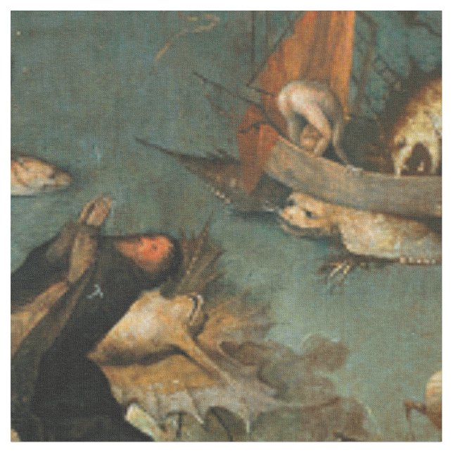 Tecido Hieronymus Bosch - Tentação Do Santo Anthony (Detalhe)