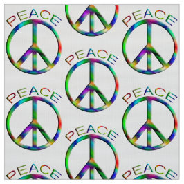 Tecido Hippie - Sinal de Paz Tie-Dye