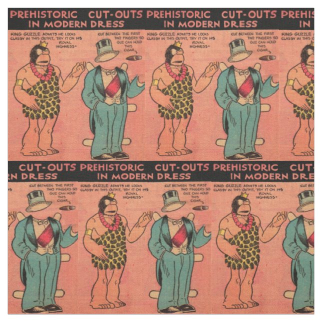 Tecido história em quadrinhos da caverna de 1930, boneca  (Modelo)