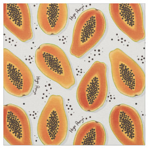 Tecido Hiya Papaya Pattern