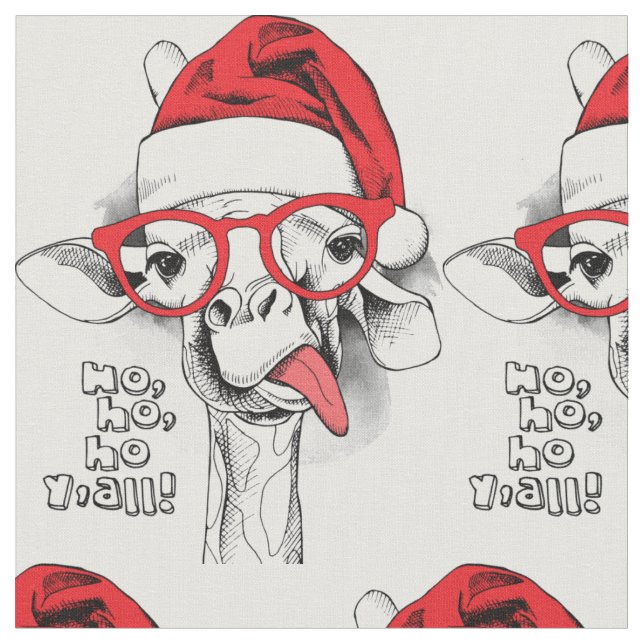 Tecido Ho ho y all (Detalhe)