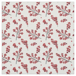 Tecido Holly Berry Holiday, Natal Repetindo Padrão