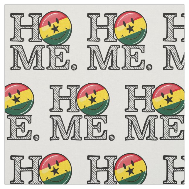 Tecido Home Gana Smiling Flag (Modelo)