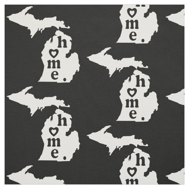 Tecido Home Page do Michigan (Modelo)