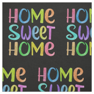 Tecido Home Sweet Home