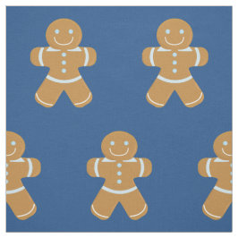 Tecido Homem de pão-de-espécie de sorriso