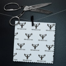 Homem forte fisiculturista com texto próprio em qu