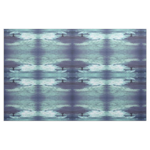 Tecido Homem no teste padrão de ondas do mar