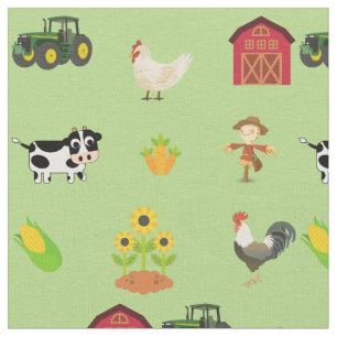 Tecido Homestead e Fazendas e animais de exploração