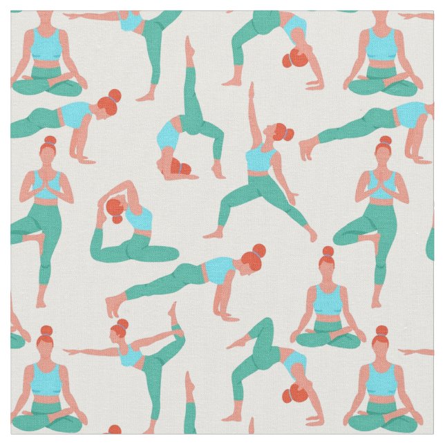 Tecido Hora do Yoga (Detalhe)
