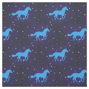 Tecido Horse Starry Night