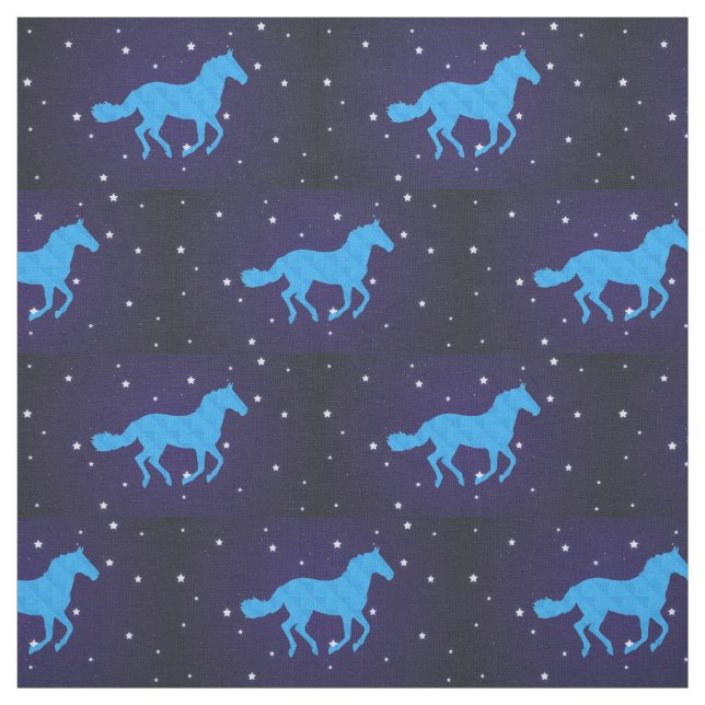 Tecido Horse Starry Night (Modelo)