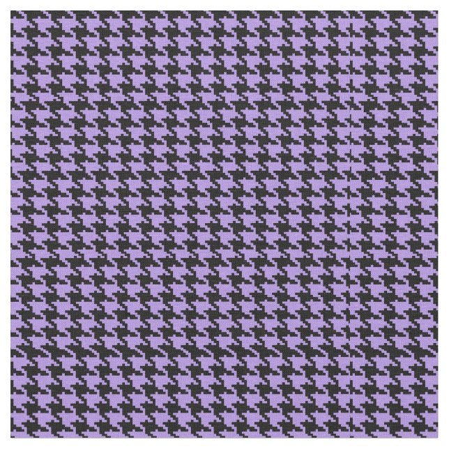 Tecido Houndstooth roxo e preto do vintage (Detalhe)