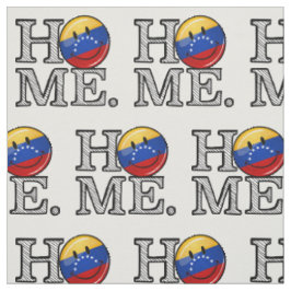 Tecido Housewarming de sorriso da bandeira de Venezualan