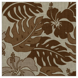 Tecido Huakini Bay Havaiano Hibiscus Vintage Floral