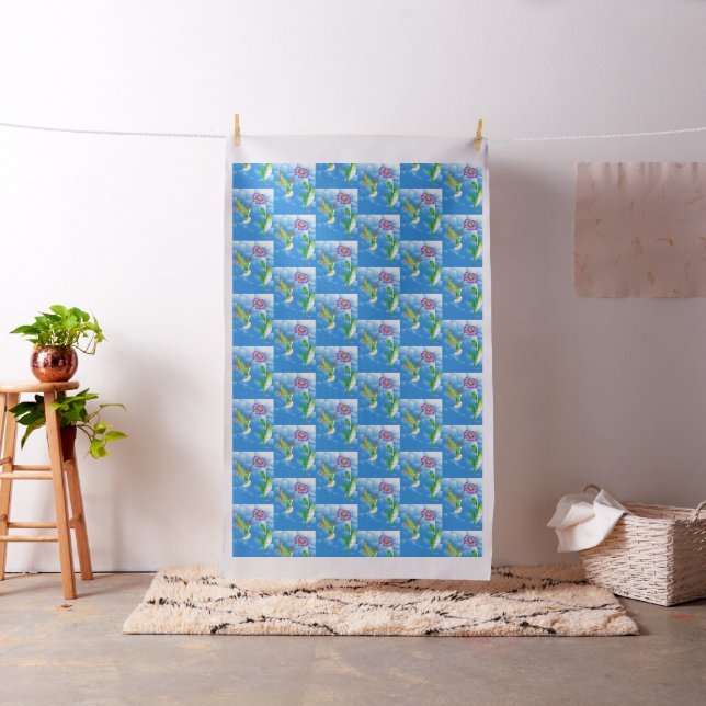 Tecido Hummingbird:  Stylized (In Situ)