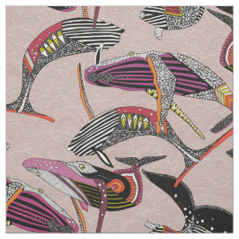 Tecido humpback whales clay