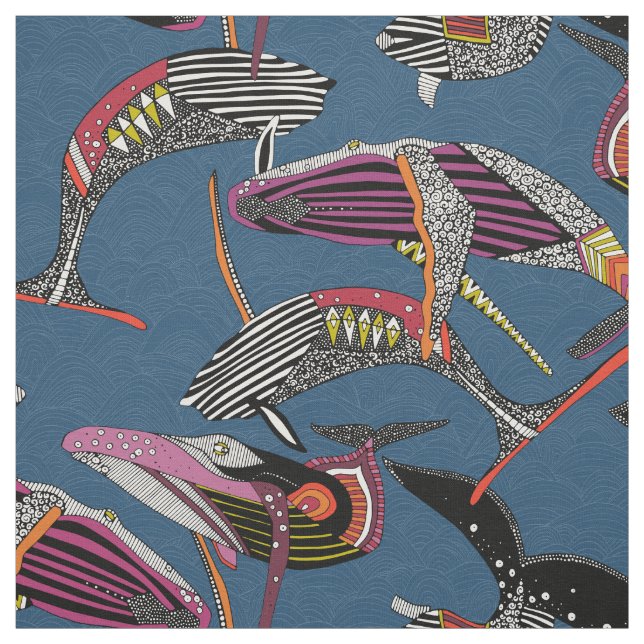 Tecido humpback whales cobalt (Modelo)