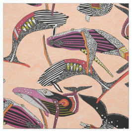 Tecido humpback whales peach