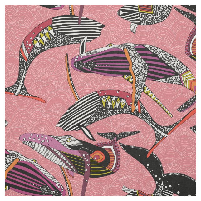 Tecido humpback whales watermelon (Modelo)
