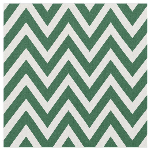 Tecido Hunter Green Modern Chevron Stripes (Detalhe)