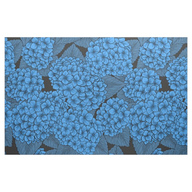 Tecido Hydrangea azul (Fat Quarter)