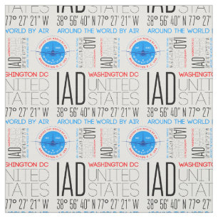 Tecido IAD, Washington DC Viagem do Mundo por Padrão Aére