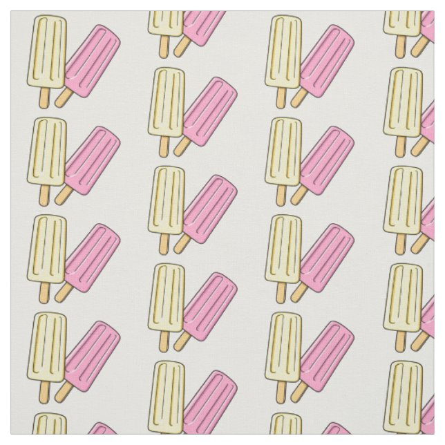 Tecido Ice pop cartoon (Modelo)