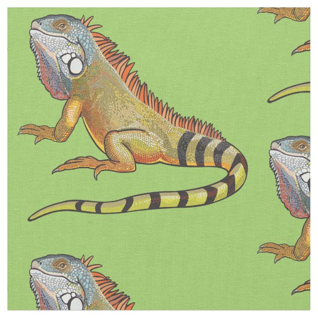 Tecido iguana verde (Detalhe)