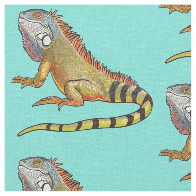 Tecido iguana verde (Detalhe)