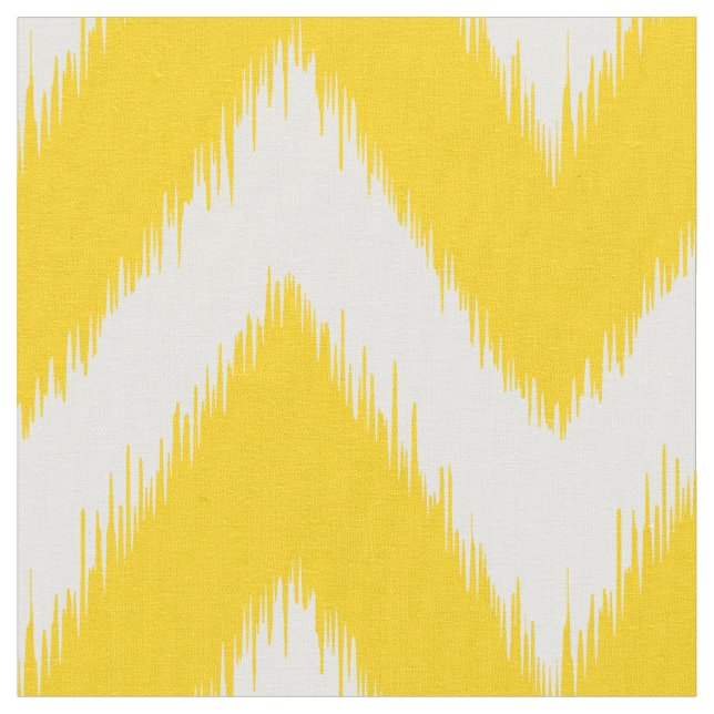 Tecido Ikat amarelo Chevron (Detalhe)
