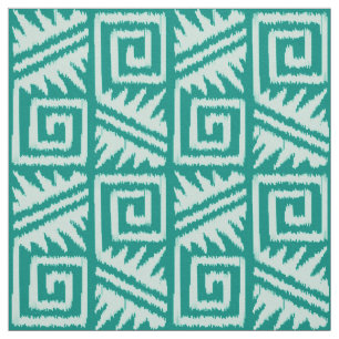 Tecido Ikat Aztec - Seafoam Green