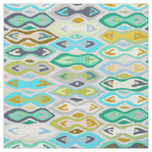 Tecido Ikat de prata de Sagar