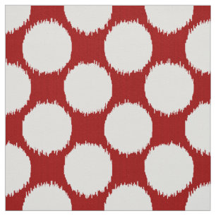 Tecido Ikat gigante pontilha, os pontos brancos em