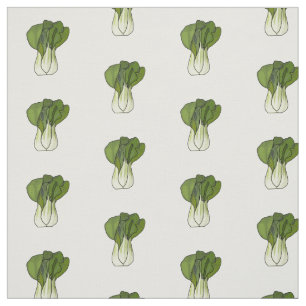 Tecido Ilustração de desenho animado Bok choy