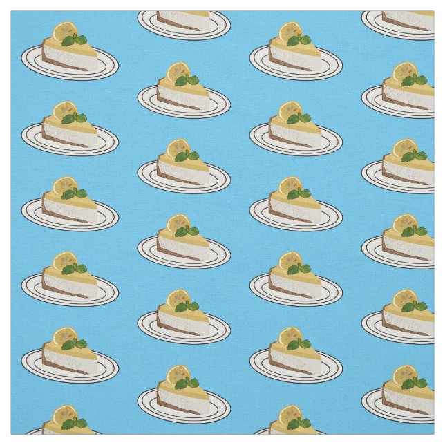 Tecido Ilustração de desenho animado com queijo limão (Modelo)